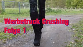 Advertising truck crushed, Ep 1 - Werbetruck zertreten, Ep 1