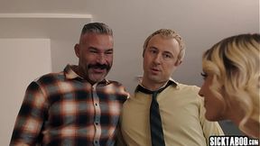 Visit turns steamy for MILF Kenna James