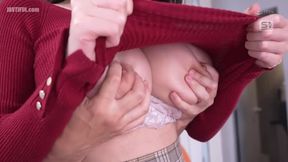BIG BREASTED JAPANESE BEAUTY SEDUCE COWORKERS WITH NER MEGATITS AND FUCK THEM PASSIONATELY Hikaru