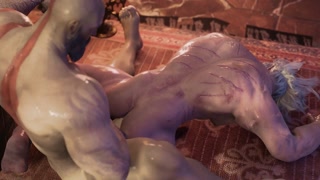 Kratos BIG COCK vs. Geralt loose ASS part 2