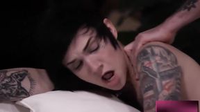 Tattooed Emo Nikki Hearts Gets Screwed By Her Bandmate