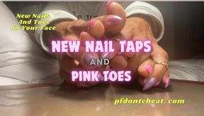New Nail Taps and Pink Toes💅🏾