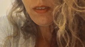 Grace Dickerson, your new step mom bounces & squirts POV of stepmommy's natural tities swinging and bouncing