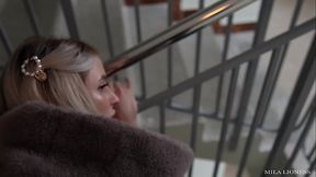 Unplanned sex in a public place  I persuaded her to have sex in the hallway &mdash;  we were almost caught!