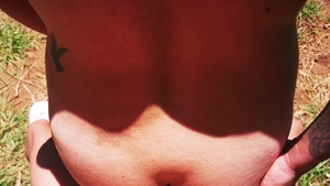 AmateurGayPOV: Sneaky Sex Outside the Cabin