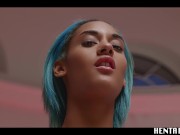 Ebony Black Girl Solo Dildo Fucking - Real Life Hentai Bdsm Creampie with Capri Lmonde
