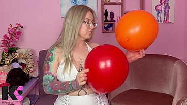 Squeeze To Pop Balloon Tease