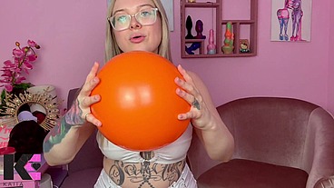 Squeeze To Pop Balloon Tease