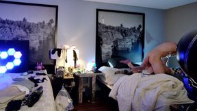 Take Her Doggy and She Leads Me to the Edge of the Bed, See What She Knocks off Bed, P in Her