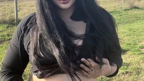 PUBLIC PIGGY STUFFING BBW BELLY