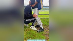 Straight Polish Master Dominate His Gym Buddy Friend First Time Blowjob Hard Fuck Sneakers Socks