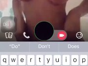 Sexy Ebony Teen with Big Tits Gives Live Solo Bubble Bath Show on SnapChat