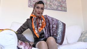 Exciting Satin Scarf Games! Lady Victoria Valente