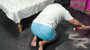 I hugged my workmate at my house and started having sex in her ass