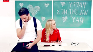 Big Boob Babe Teacher's Pet Fucked on Valentine Day