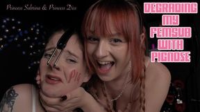 Degrading My Femsub With Pignose