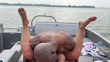 Hotwfie Summer Boat Ride with 2 BBCs