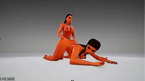 Curvy Shemale Dominates Voluptuous Beauty in Steamy Encounter