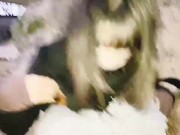 【野外おしっこ】山の中でおしっこ我慢出来なくて人目気にしながら放尿しちゃった　露出　　日本人　素人