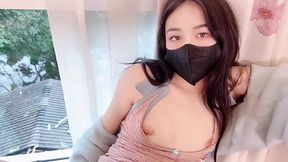 Tiny Lovely Slim Chinese Cutie Shoots Every Detail Of Her Hot Love-making On Selfie Camera