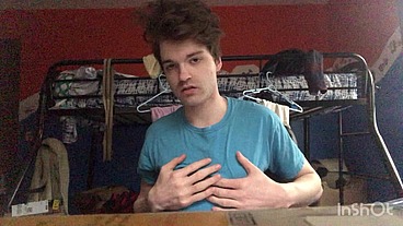 Niko Springs Strips and Cums Hard on His Face