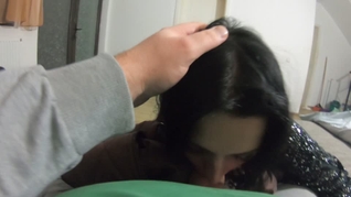 A hot pantyhose cheating-wife blows my a cock and have cumshots on her downjackets 225