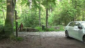 a little break at the side of the road