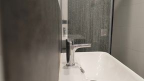 In the shower