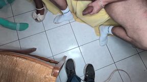 The Pretty Black Nympho Gets Fucked by Big Dicks