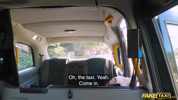 Megan Fiore's Sensual Italian Ride in Faketaxi
