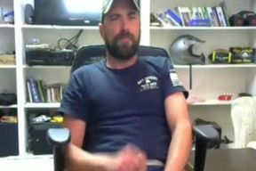 lascivious Bearded parent Bearded chap Stroking Firm