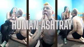 Human Ashtray Training: Cig Out on Tongue, Smoke Blown Down My Slave's Throat