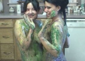 Colette & Yazmene Milan get messy