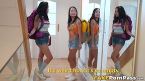 Wild ladies Pussykat and Jade Mai engage in scissoring and pussy licking sesh