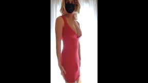 blonde shemale cumshot