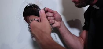 Smooth glory hole blowjob kinks make these fine men wanna fuck a lot