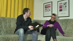 Hairy German BBW gets her natural big boobs and pussy fucked hard