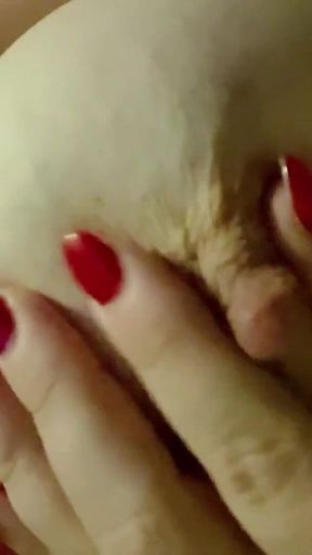 Squeezing My Big Boobs Twisting My Hard Nipples