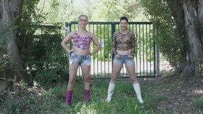 pee in jeans and wellies - wmv 720p