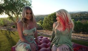 foot fetish lesbians lola fae and andi avalon licks each other