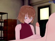 Ai Haibara and I have intense sex in the storage room. - Detective Conan Hentai