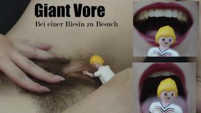 Giantess Vore - Visiting a German giantess 720p mp4