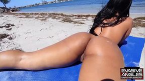 EVASIVE ANGLES Big Latin Wet Butts 11. Taking walks without panties happens a lot in Rose'_s life, and every dude that scores her big beautiful ass never wants to leave!