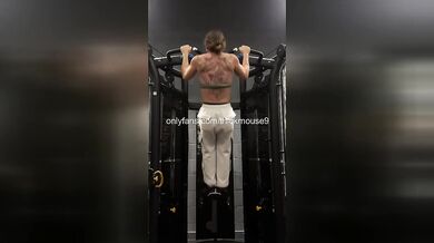 18yo Gym Gloryhole Throat Fucked Live by Team