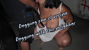 dogging with the neighbor