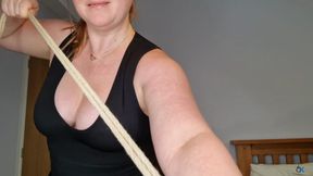 Curvy Redhead Grabs Guy & Ties Him Helpless in Femdom POV Bondage! Bound & Abandoned!