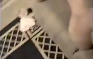 Army guy fucks his gf on the sofa