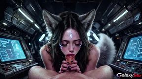 cabin of the research ship was filled with our groans along with the wolf girl[ai]