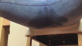 Kacie Soaks Her Jeans And Panties Wetting