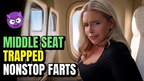 Trapped Next to My Gassy Ass on a Flight (POV Fart Teasing)